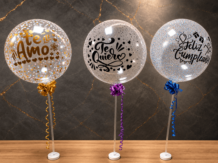 Globo Transparente Personalizado
